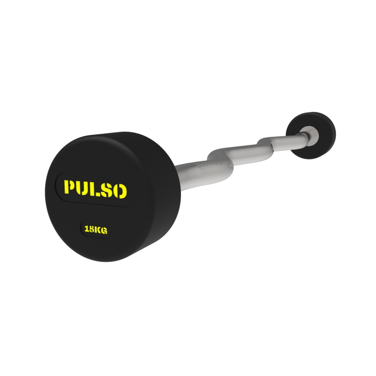 Штанга 15 кг изогнутая PulsoGym FCB15